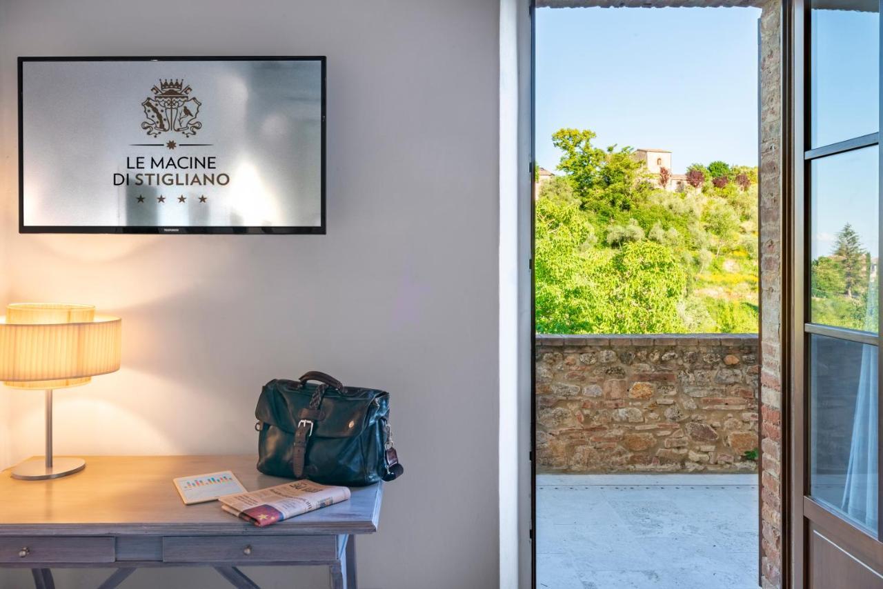 Relais Le Macine Di Stigliano Hotell Sovicille Exteriör bild